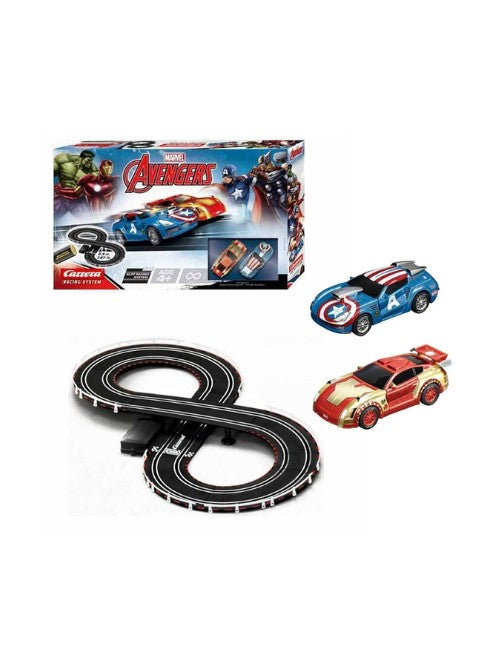 Carrera GO ! Avengers 2.4m (7.87ft) Slot Car Racing Set – 62192 صورة ثانوية
