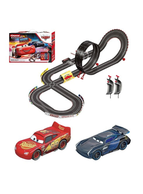 Carrera GO ! Cars Neon Nights 5.3m (17.38 ft) Racing Set – 62477