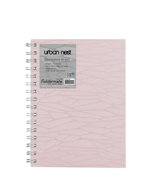 Foldermate 1 Subject notebook A5 |120 Sheets |Ruled notebook, 80gsm | Asstored Pastel Color