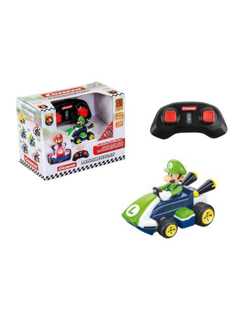 Carrera RC Mario Kart Mini Luigi Ready-to-Run Remote Control Car Official Nintendo Licensed Toy