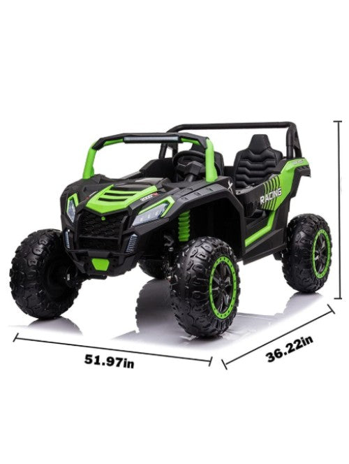 Lovely Baby 24V UTV Ride-On Car LB 032EL for Kids 2-6 Years – 2 Motors, EVA Wheels, Remote Control, Leather Seat, Bluetooth, MP3, USB – Off-Road Electric Vehicle