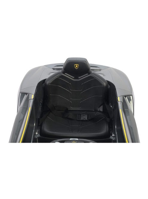 Lamborghini Centenario Ride-On Car  Kids Electric Car with EVA Wheels Leather Seat Remote Control, Grey