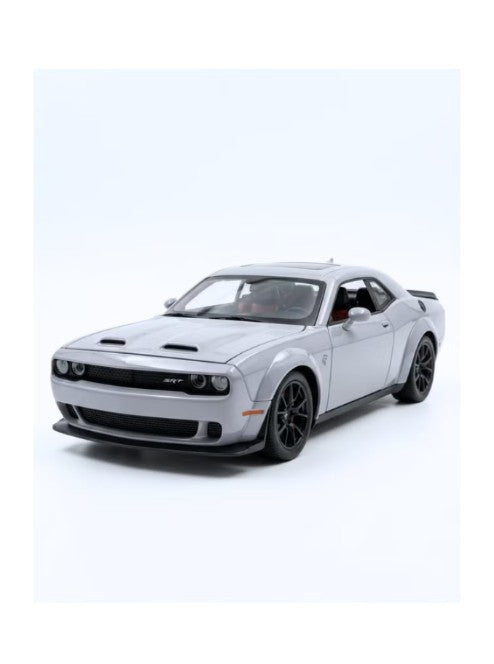 Dodge Challenger Hellcat Diecast Model Car 1:24 Pullback
