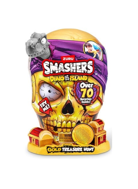 ZURU Smashers Dino Island Gold Treasure Hunt – 70+ Surprises