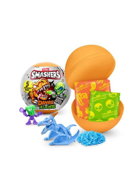 Zuru Smashers Dinos Vs Aliens Planet Capsule Assorted صورة ثانوية