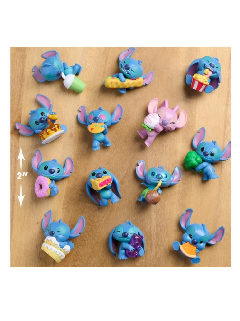 Disney Stitch Collectible Mini Feed Me Figures Blind Capsule Toy Assorted Characters for Kids Ages 3 Plus