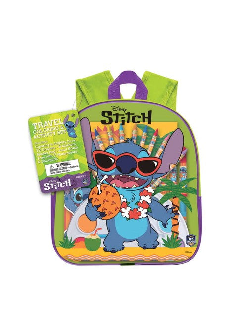 Disney Stitch Super Activity Set with Coloring, Stickers, and Design Tools Kids Creative Play Kit Ages 3 Plus