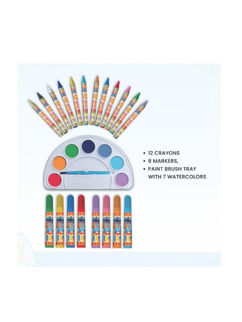 Disney Stitch Super Activity Set with Coloring, Stickers, and Design Tools Kids Creative Play Kit Ages 3 Plus