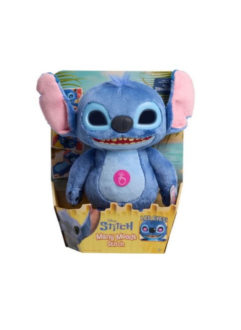 Disney Stitch Many Moods of Stitch Feature Plush Soft Collectible Toy for Kids Ages 3 Plus