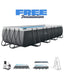Intex Rectangular Ultra XTR Frame Swimming Pool 18feet  (549 x 274 x 132 cm)