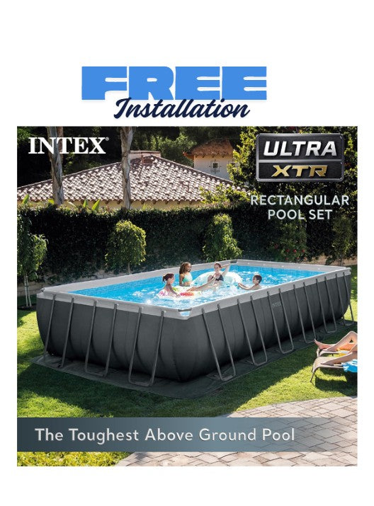 Intex 24 Feet Rectangular Ultra XTR Frame Swiming Pool (732 x 366 x 132 cm) Secondary image