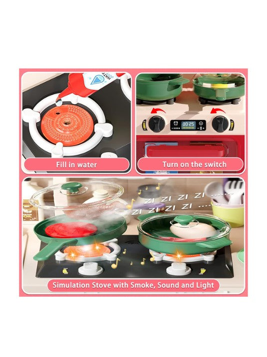 Puzzle Kitchen Set Funny – 63 Pcs is an interactive pretend-play kitchen
