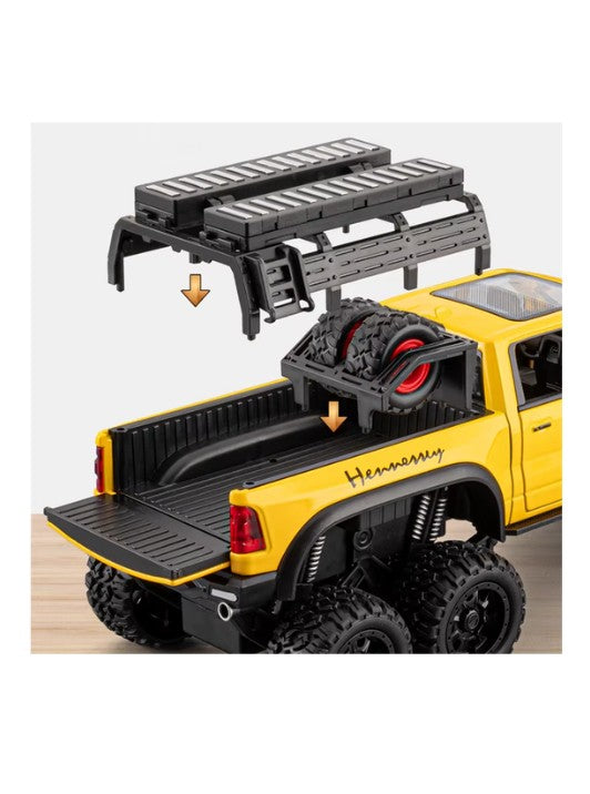 Dodge RAM 6x6 Diecast Model Car 1:24 Scale – Assorted Colors