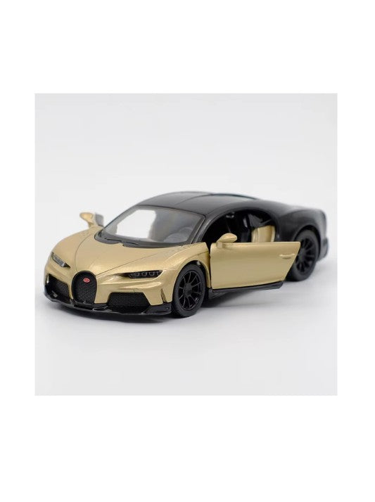 Bugatti Chiron Diecast Model Car 1:24 Scale – Assorted Colors صورة ثانوية