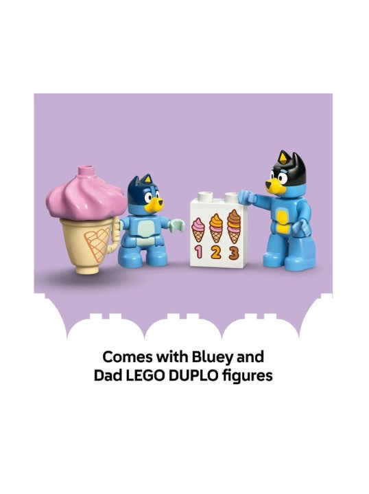 LEGO DUPLO Ice Cream Trip with Bluey 10458 Building Set – 22 Pieces (Age 2+)