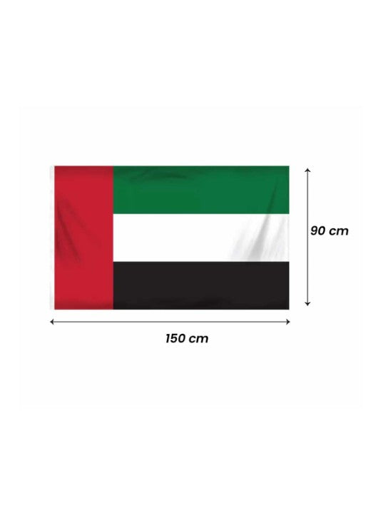 UAE National Flag - 90 x 150 cm
