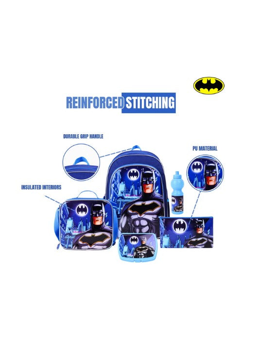 Batman Knight Hero 5-in-1 Backpack Set 18 Inch Secondary image