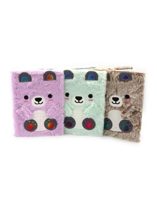 Fluffy Bear Notebook A5 P80 80gsm - Assorted Colours صورة ثانوية