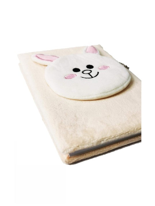 Fluffy Rabbit Face Notebook A5 P80 80gsm