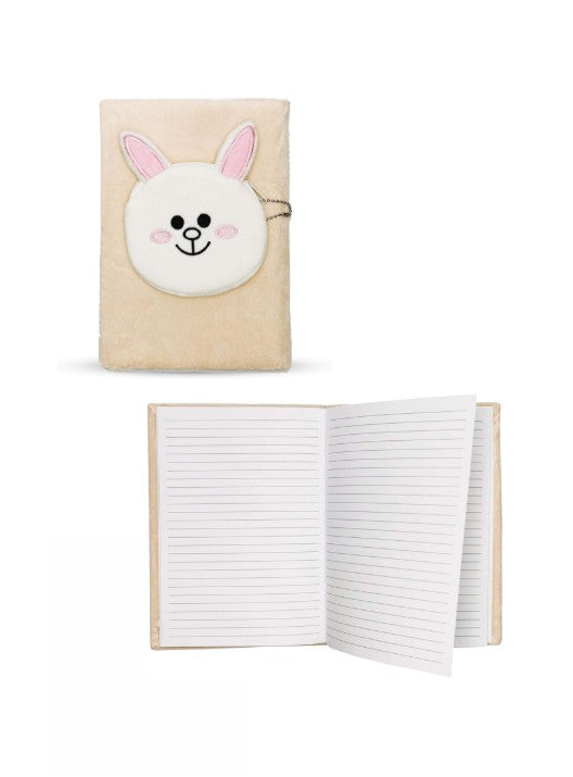 Fluffy Rabbit Face Notebook A5 P80 80gsm