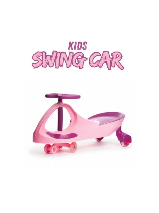 LB Swing Car Ride-On – Pink الصورة الرئيسية