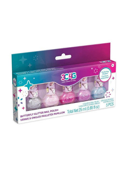 3C4G Butterfly Nail Polish Set 5pk الصورة الرئيسية