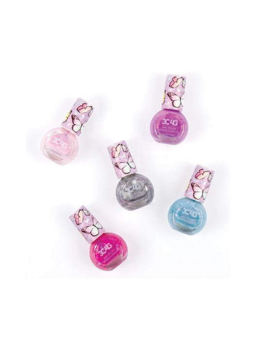 3C4G Butterfly Nail Polish Set 5pk