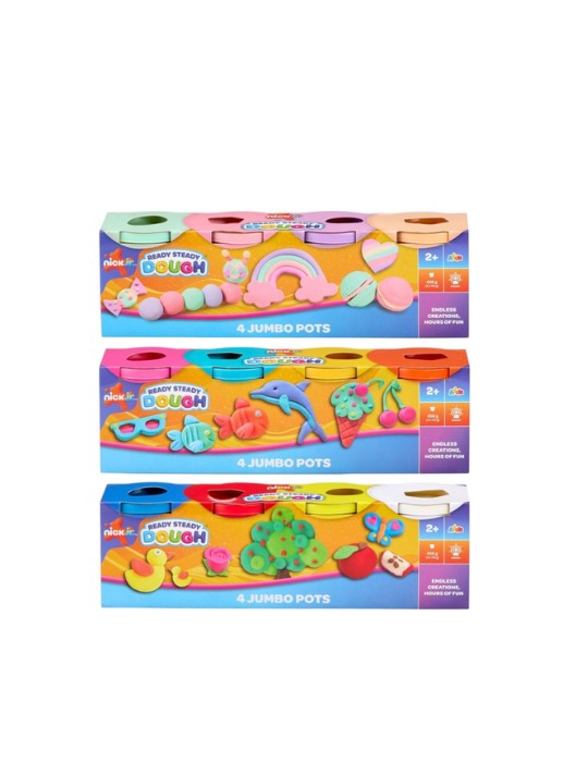 Addo Nickjr Dough 4 Jumbo Kids Modeling Clay Set