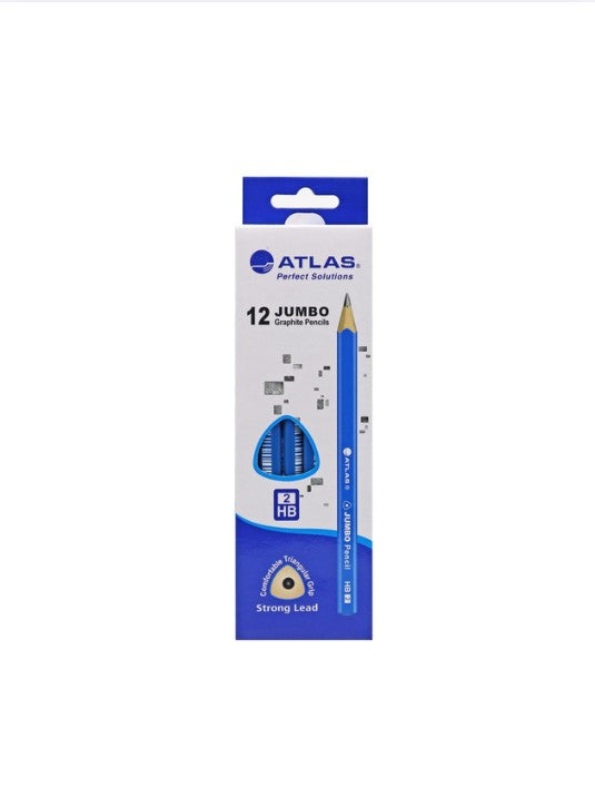 Atlas 12 Jumbo Graphite Pencils الصورة الرئيسية