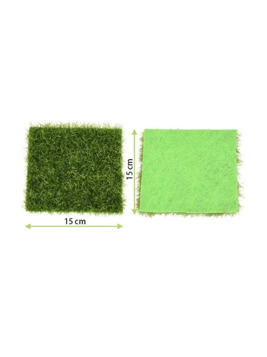 Artificial Grass 15 × 15 cm - 1 Piece