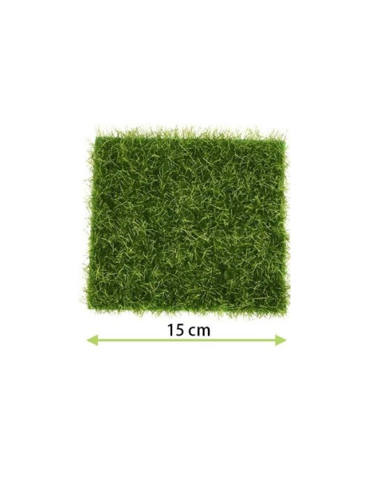Artificial Grass 15 × 15 cm - 1 Piece