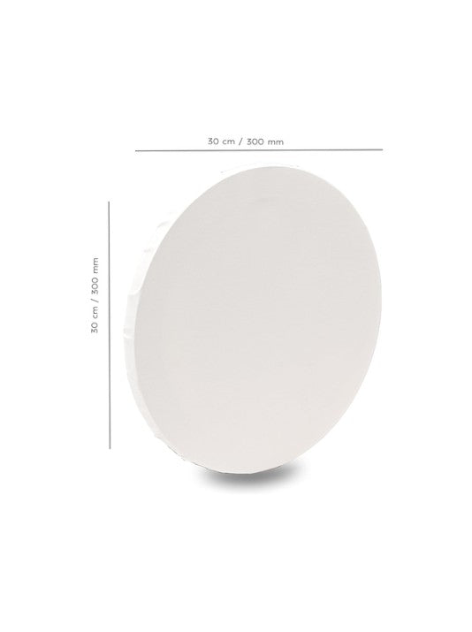 30cm Round Stretched Canvas PT