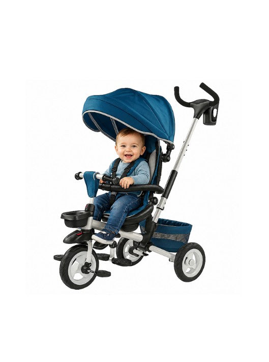 Kids Tricycle Stroller Royal Blue LB-TR385HC