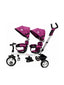 Lovely Baby 2-Seater Twin Tricycle for Kids with Canopy Shade