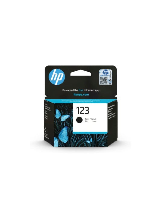 HP 123 Black Ink Cartridge (F6V17AE) الصورة الرئيسية
