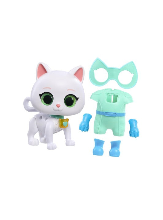 Disney Junior SuperKitties Cat-Tastic Transforming Figure Bitsy (Lights & Sounds)