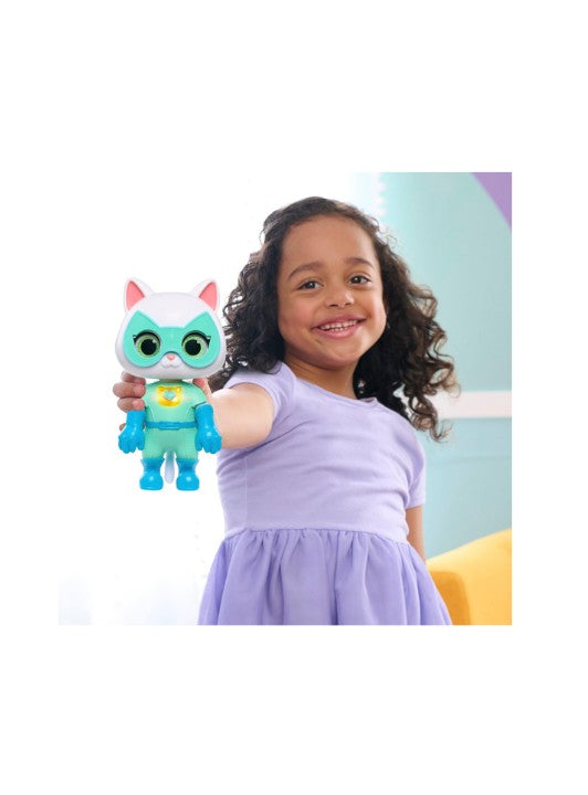 Disney Junior SuperKitties Cat-Tastic Transforming Figure Bitsy (Lights & Sounds)