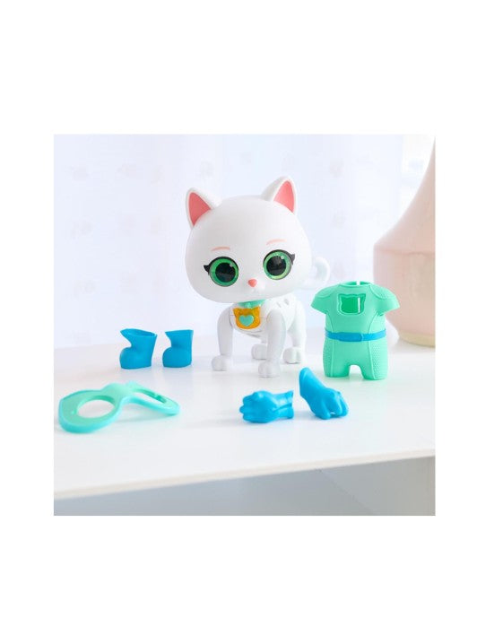 Disney Junior SuperKitties Cat-Tastic Transforming Figure Bitsy (Lights & Sounds)