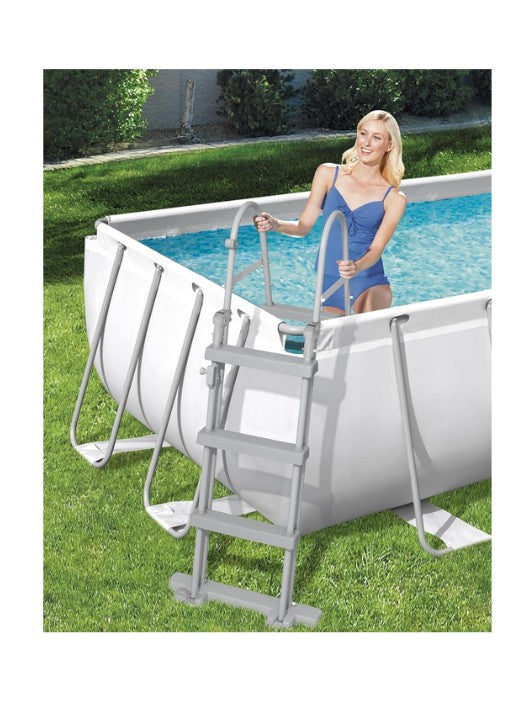 Bestway Power Steel Rectangular 4 Meter Swimming Pool -  404 x 201 x 100 cm