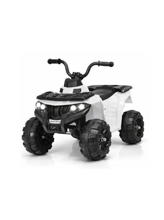 Mini ATV Quad Bike 6V Kids Ride-On – White Main image