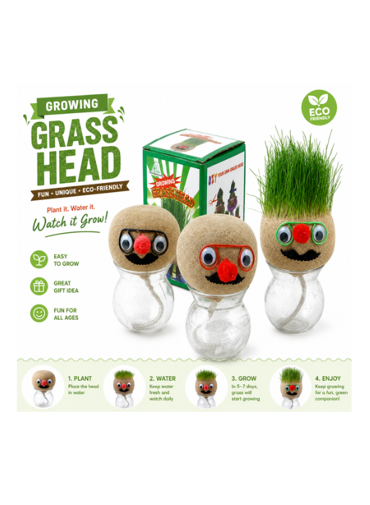 Growing Grass Head Doll