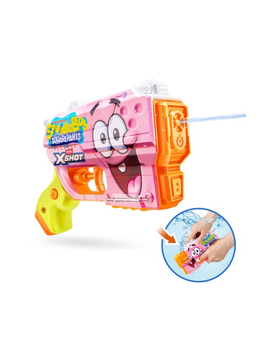 ZURU X-Shot Fast Fill SpongeBob Water Blaster - Patrick Edition صورة ثانوية