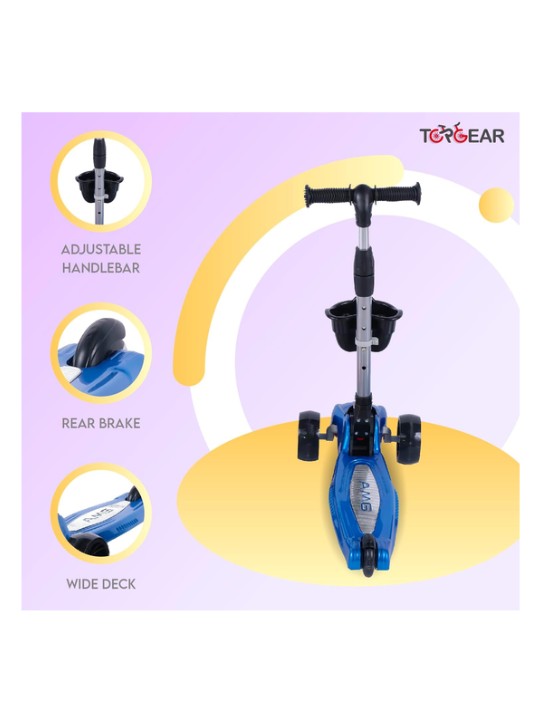 Top Gear Kick Scooter TG-646 Blue 3-Wheel Scooter