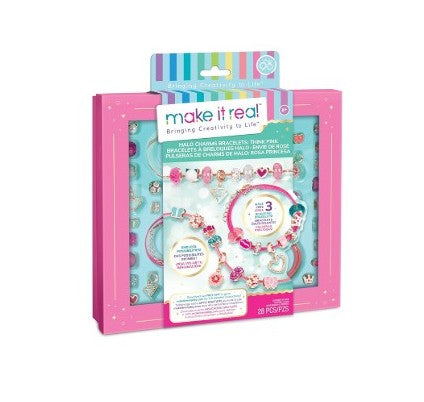 Make It Real Halo Charms Bracelets Think Pink 1722