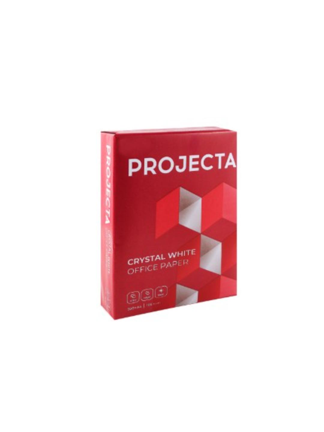 PROJECTA - Ultra A4 Paper, 80 GSM, 1 Ream 500 Sheets, Crystal White