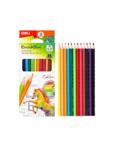 Colored Pencil 12 Color Asst. EC113-12