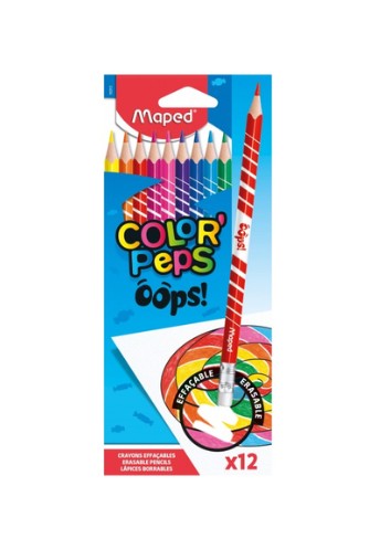 Maped Color’Peps Oops Colouring Pencils 12 Pack