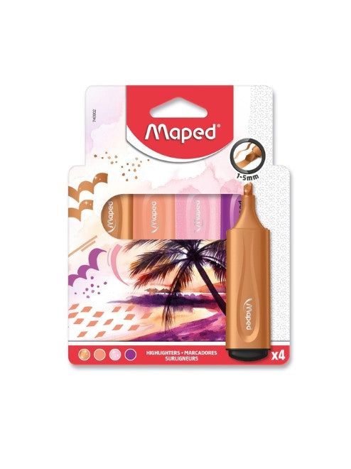 Maped Fluopeps Sunset Highlighter Pack – Sunset Highlighters