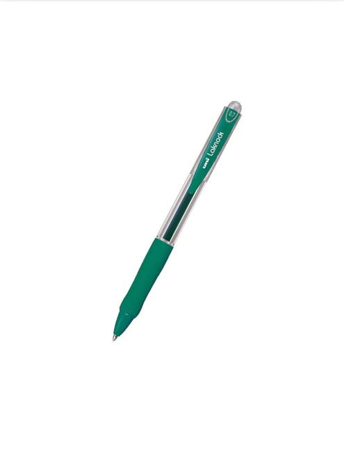 Uniball Laknock Ball Point Pen Green 1.0