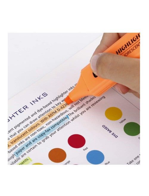 Zeyar Text Highlighter Marker – Pack of 4